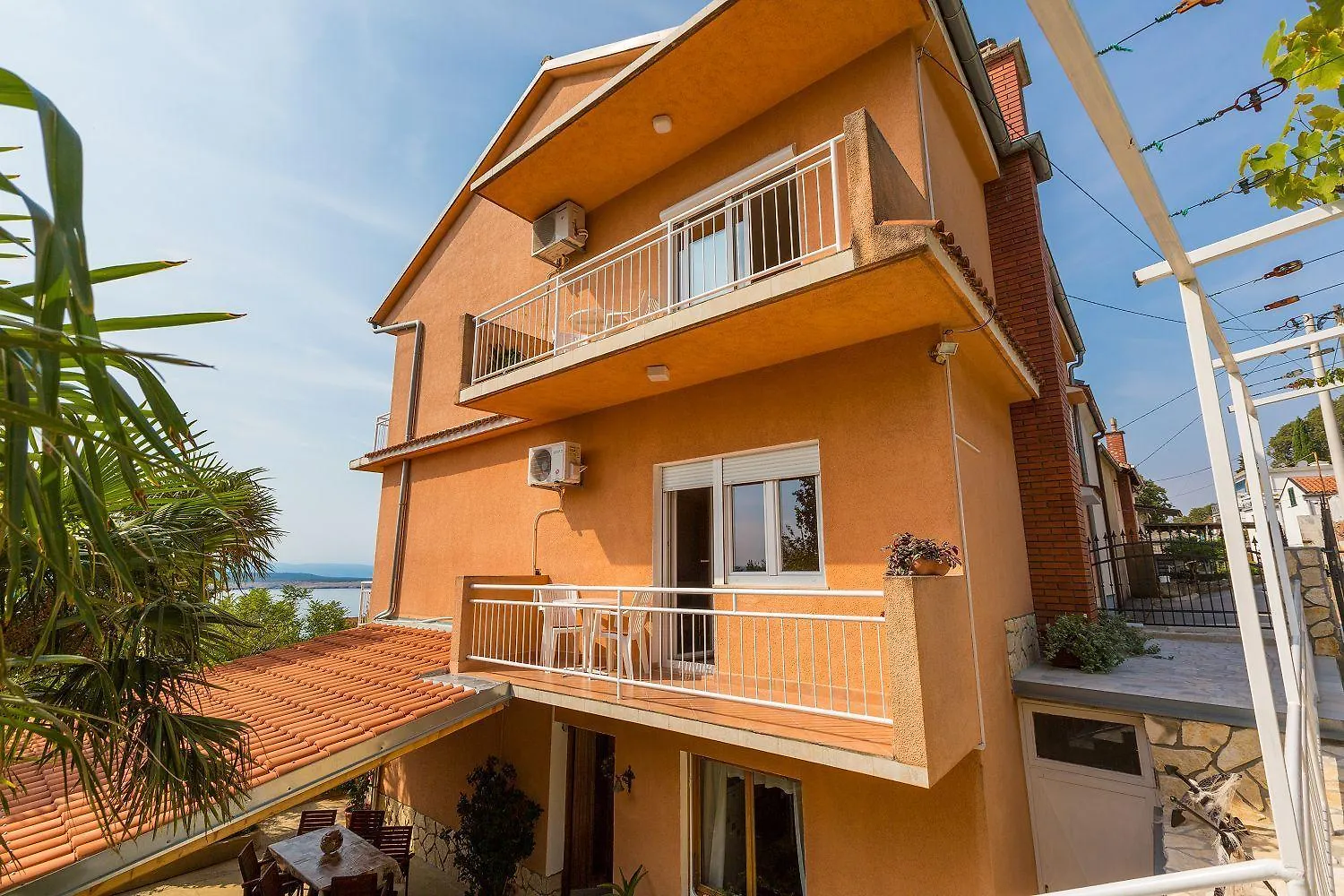 Komfortables Apartment Mit Meerblick, Bbq-Bereich, Garten, Privatparkplatz Dramalj Croatia